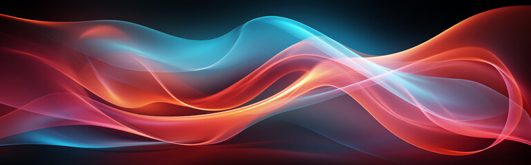 Wall Mural - abstract gradation violet color background template with fluid style