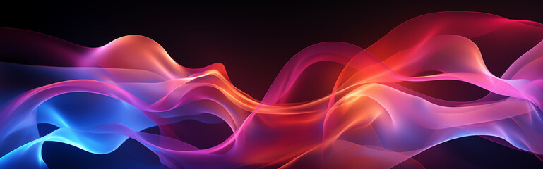 Wall Mural - abstract gradation violet color background template with fluid style