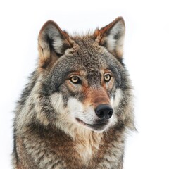  A wolf isolated on a transparent PNG background