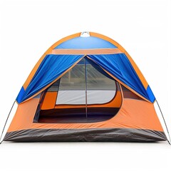 Sticker - Camping Tent in Blue and Orange