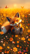 © pla2u - red fox in the grass