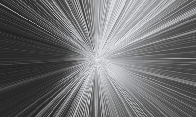 Abstract grey background featuring a starburst explosion in a line art style