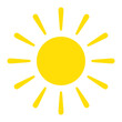 © kebox - Sonne Icon mit Strahlen als Zeichen für Sonnenschein oder Sommer