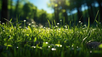 Canvas Print - fresh grass  