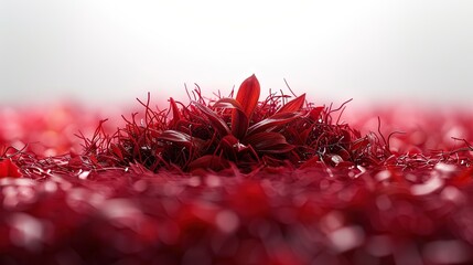 Sticker - Red Plant in a Field of Red