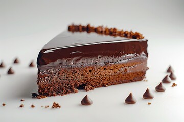 Wall Mural - Chocolate Cake with Chocolate Glaze