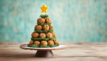 Cute falafel christmas tree