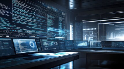 Cybersecurity Control Room