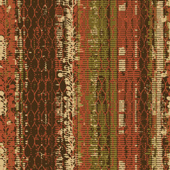 Wall Mural - striped broken weaved mesh pattern