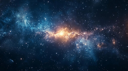 Wall Mural - nebula gas cloud in deep outer space