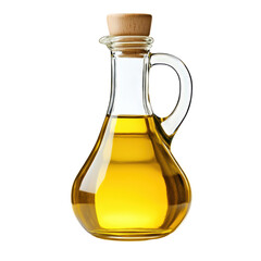 Glass bottle with golden olive oil, perfect for cooking and adding a healthy touch to your meals. A kitchen essential with natural benefits.