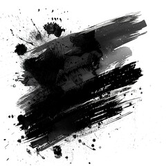 Poster - Abstract black in splash