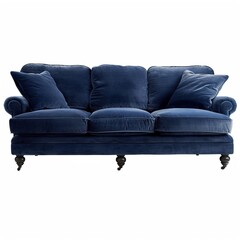 Poster - dark blue sofa transparent background