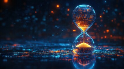 Poster - Digital Hourglass: Time Flowing in the Digital Realm