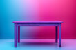 © Diep - A vibrant purple studio table provides a striking backdrop for product displays and content design, offering ample copy space and serving as an eye-catching banner for online product advertising