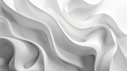 Wall Mural - Beautiful abstract pattern on a white background, ideal for banner design