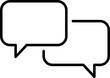 © Nine - Chat, speech, bubble, dialogue icon for graphic design, logo, web site, social media, mobile app, ui illustration