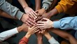 © Shivamrajput46  - Diversity, Many hands of different races and ethnicities, United for equality, Diverse youth fighting against discrimination, Inclusion.
