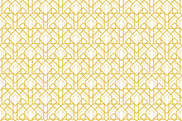 Wall Mural - Seamless abstract pattern, Art Deco pattern, Vintage antique pattern background decorative graphic design wallpaper background for your design , vector illustration