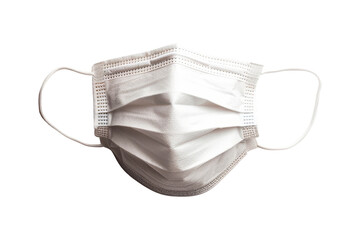 White Medical Face Mask Isolated