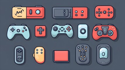 Wall Mural - a flat design of a digital app interface with clear, minimalist sans-serif fonts