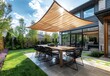 © dst - Modern Patio Design with Shade Sail