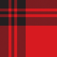 Wall Mural - Plaid check pattern. Seamless fabric texture. Tartan textile print.