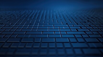 Wall Mural - a textured blue surface featuring a modern geometric pattern, ideal for backgrounds and abstract des