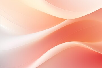 Pastel tone electric peach white gradient defocused abstract photo smooth lines pantone color background