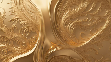 Sticker - background with gold