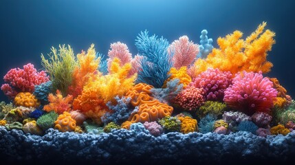 Wall Mural - Vibrant Underwater Coral Reef