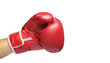 © jxvxnism - red boxing glove on hand isolated on transparent background, png boxing gloves