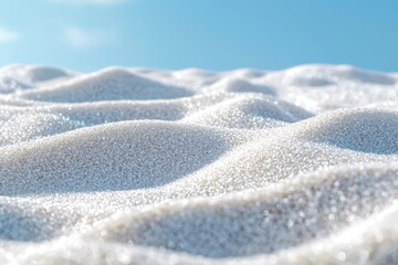 Wall Mural - Close-up of white sand