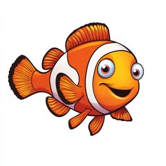 Wall Mural - vector graphic of a clownfish