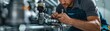 © Bantita - Close-up of a technician tightening bolts on hotel plumbing, hotel maintenance, hands-on work