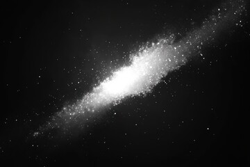 Wall Mural - majestic galaxy swirling in the vastness of space