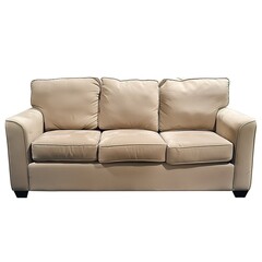 Poster - isolated beige sofa