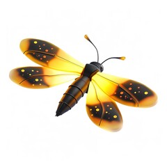 Canvas Print - Glowing Firefly Nightlight on transparent 