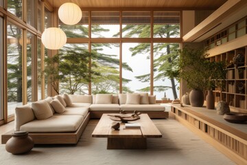 Poster - Japandi living room