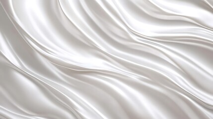 Wall Mural - Abstract White Waves Background