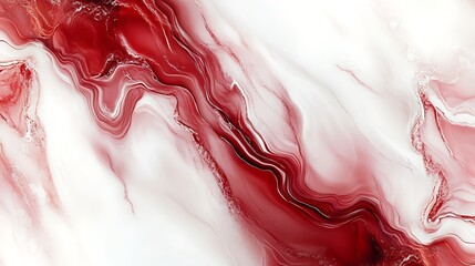 Wall Mural - Red Marble Texture