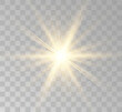 © Anna - Transparent yellow sunlight special lens flash light effect. Front solar flare lenses