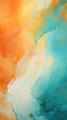 Poster - Abstract color acrylic texture painting art backgrounds.