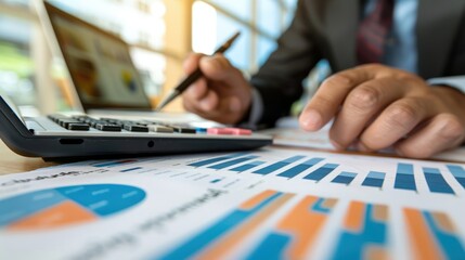 Wall Mural - profit margin analysis helps businesses understand their profitability.