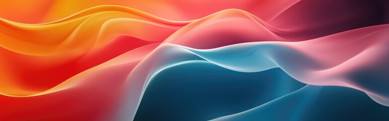 Sticker - Abstract background with a color tone effect featuring 3D rendering