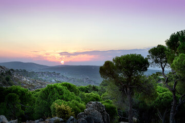 Amanecer en Valdelavieja