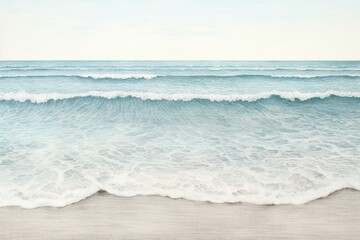 Wall Mural - Beach outdoors horizon nature.