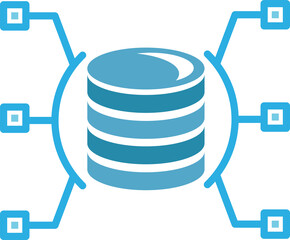 Poster - Database and Network Icon
