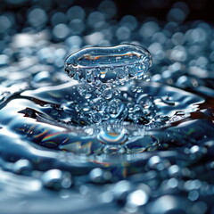 Poster - Water Drop Splash.