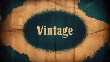 A textured, vintage paper background with a dark blue vignette.